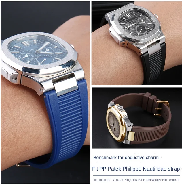 Upgrade Your Patek Philippe with a Premium Nautilus Rubber Strap