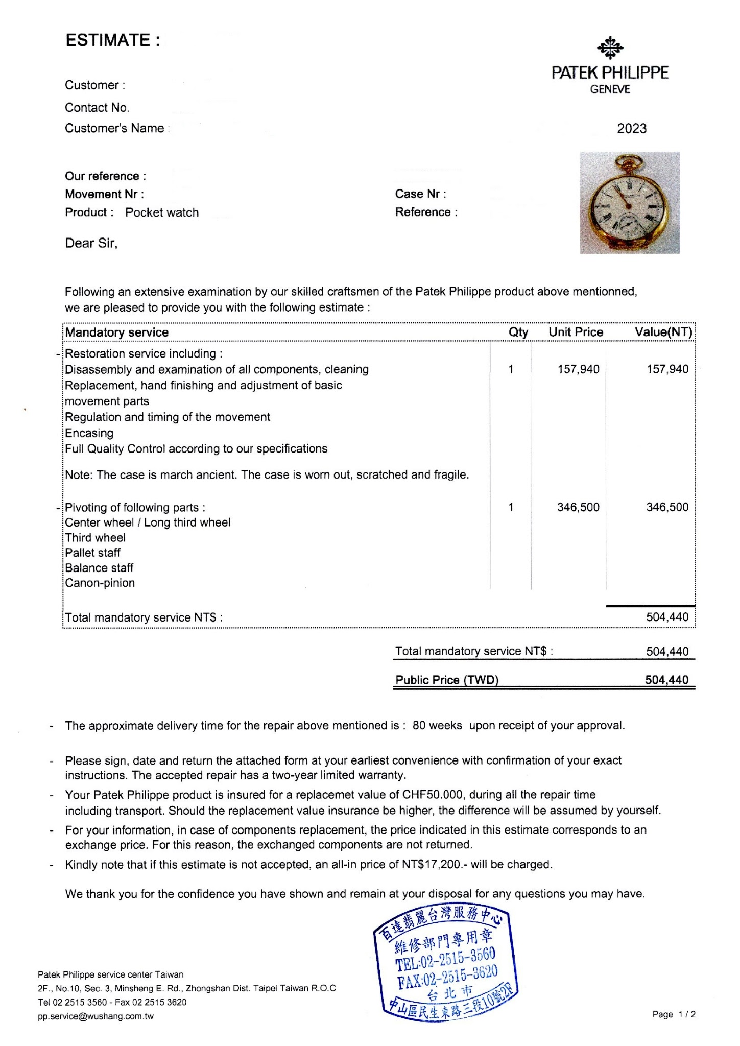 Patek Philippe Service Cost Breakdown: What You Need to Know