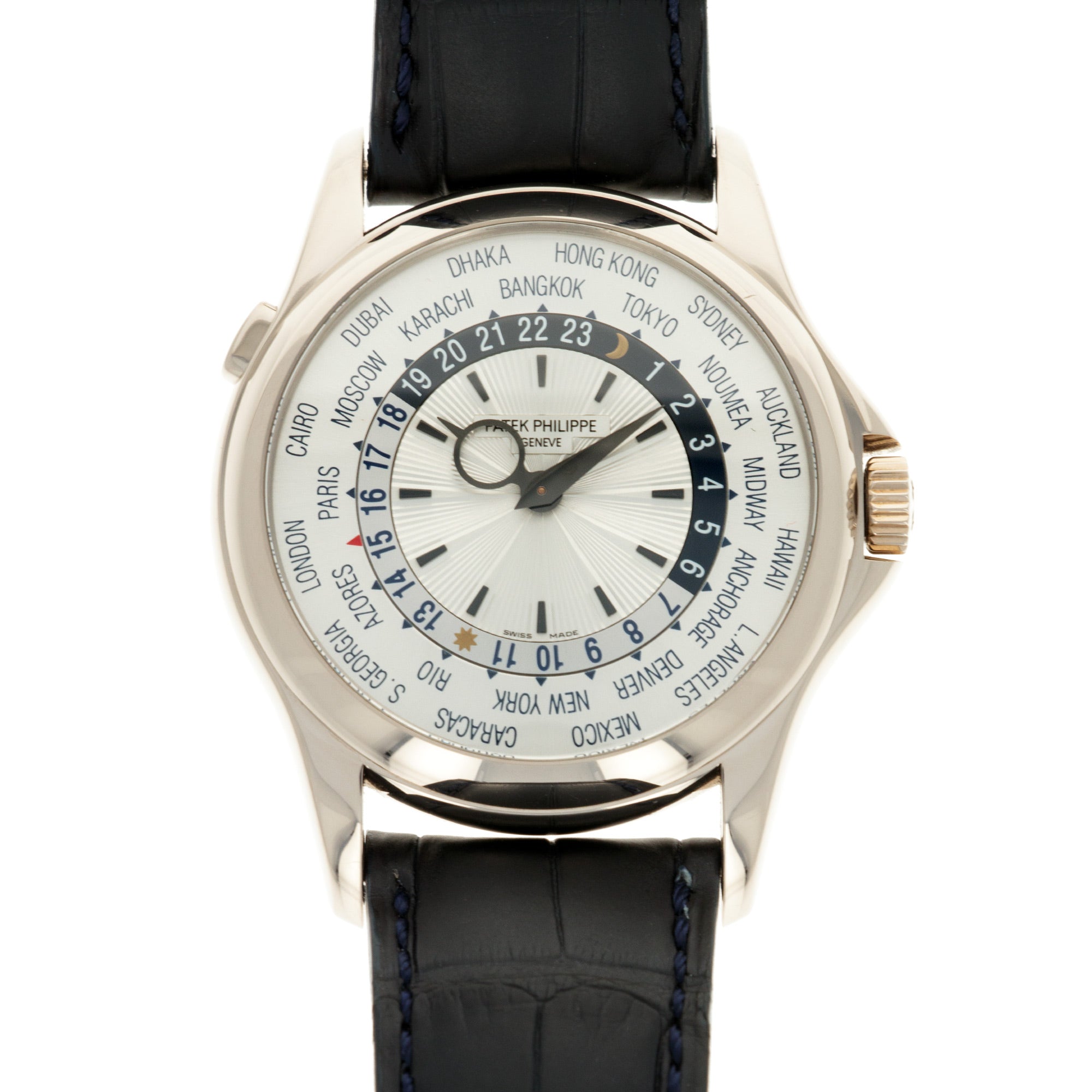 Patek Philippe 5130G World Time Watch Review – Elegant White Gold & Shanghai Edition