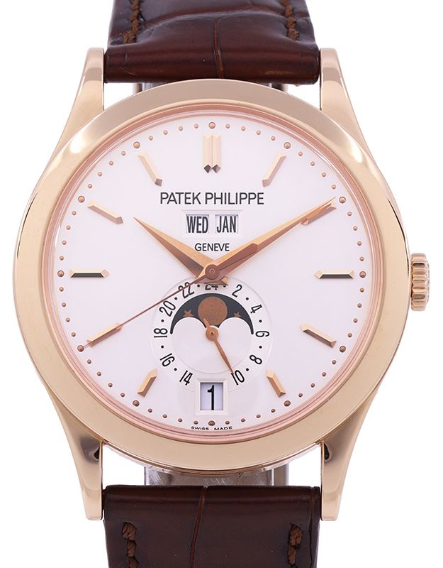 Patek Philippe 5396R Annual Calendar: Luxury Watch with Silver Dial & Rose Gold Case