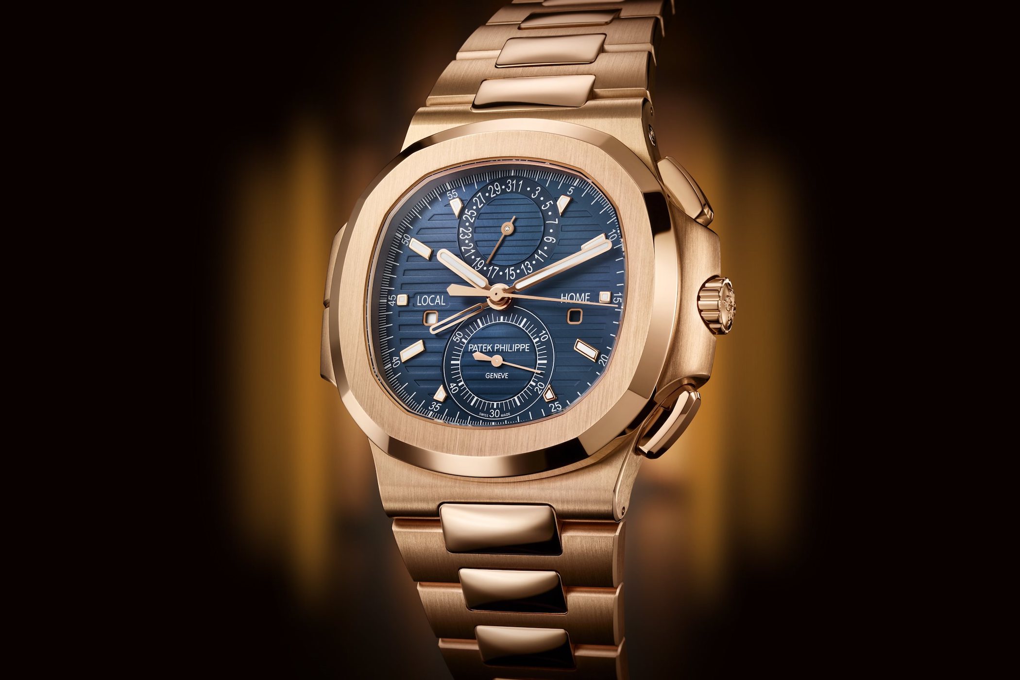 Patek Philippe 5990 Rose Gold: A Stunning Nautilus Travel Time Chronograph