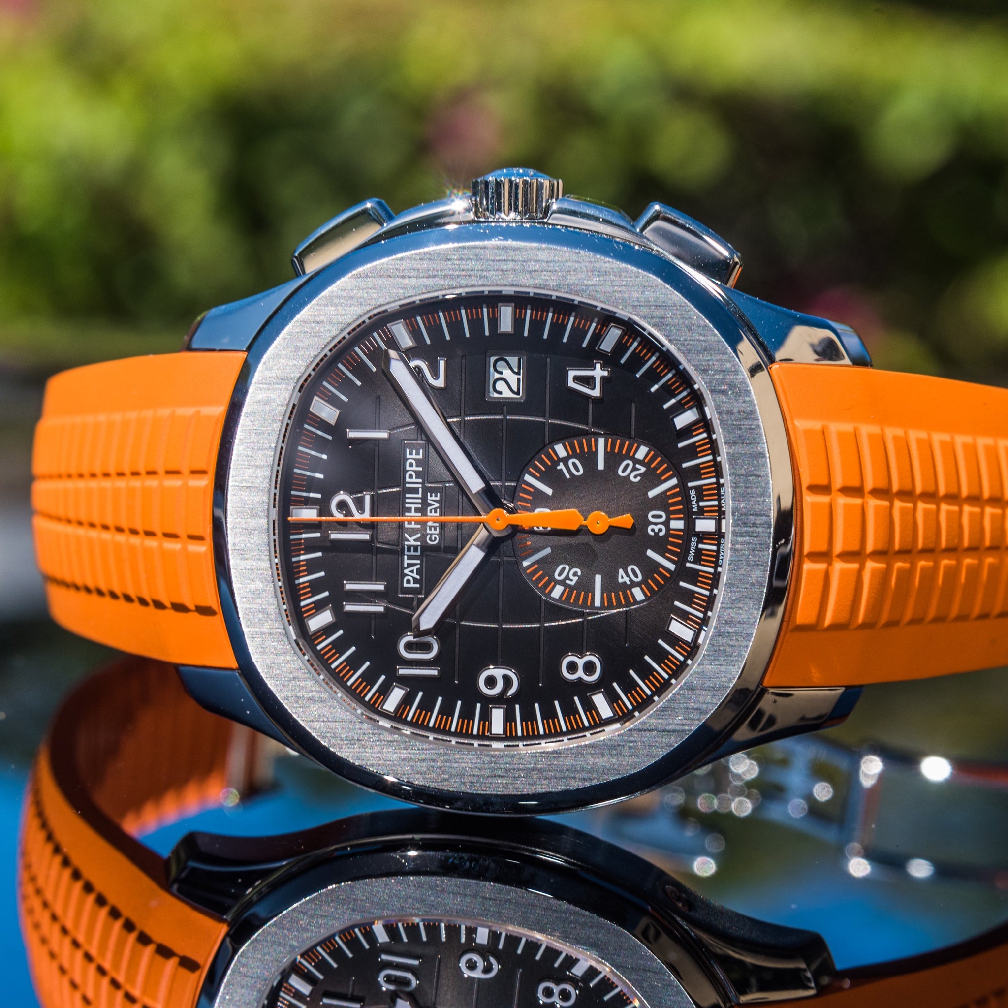 Buy Patek Philippe Aquanaut Orange Watch – Iconic Design with Automatic Movement