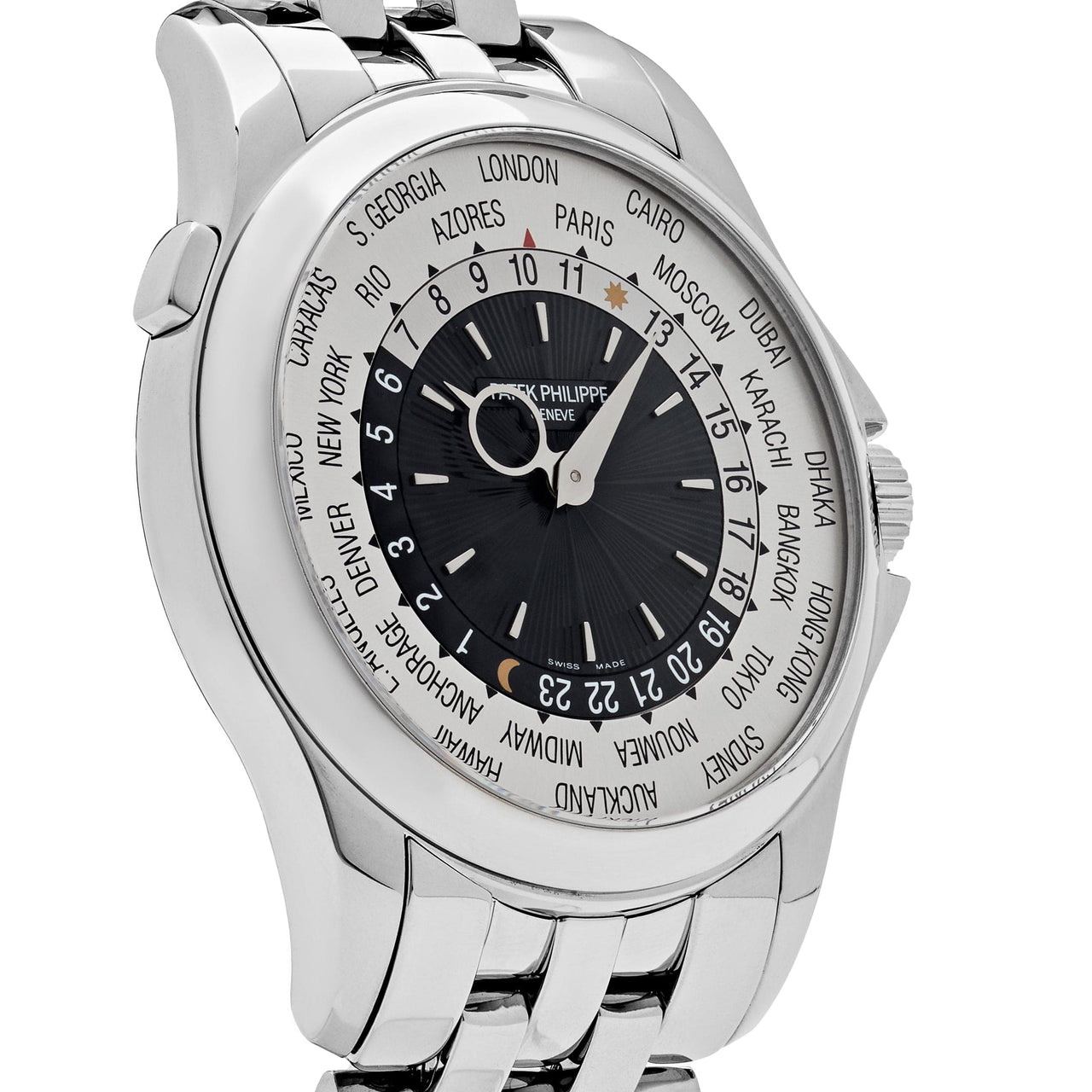 Discover the Elegance of Patek Philippe 5130: Luxury World Time Watch in White Gold