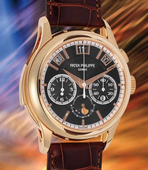 Buy Patek Philippe 5059R: Rare Pink Gold Perpetual Calendar with Moon Phases