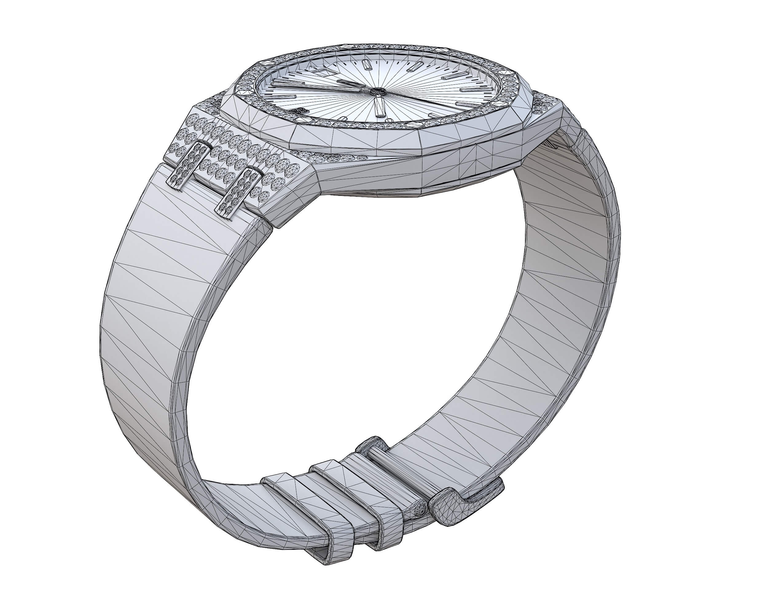 Audemars Piguet OBJ Model: High-Quality Polygonal Representation