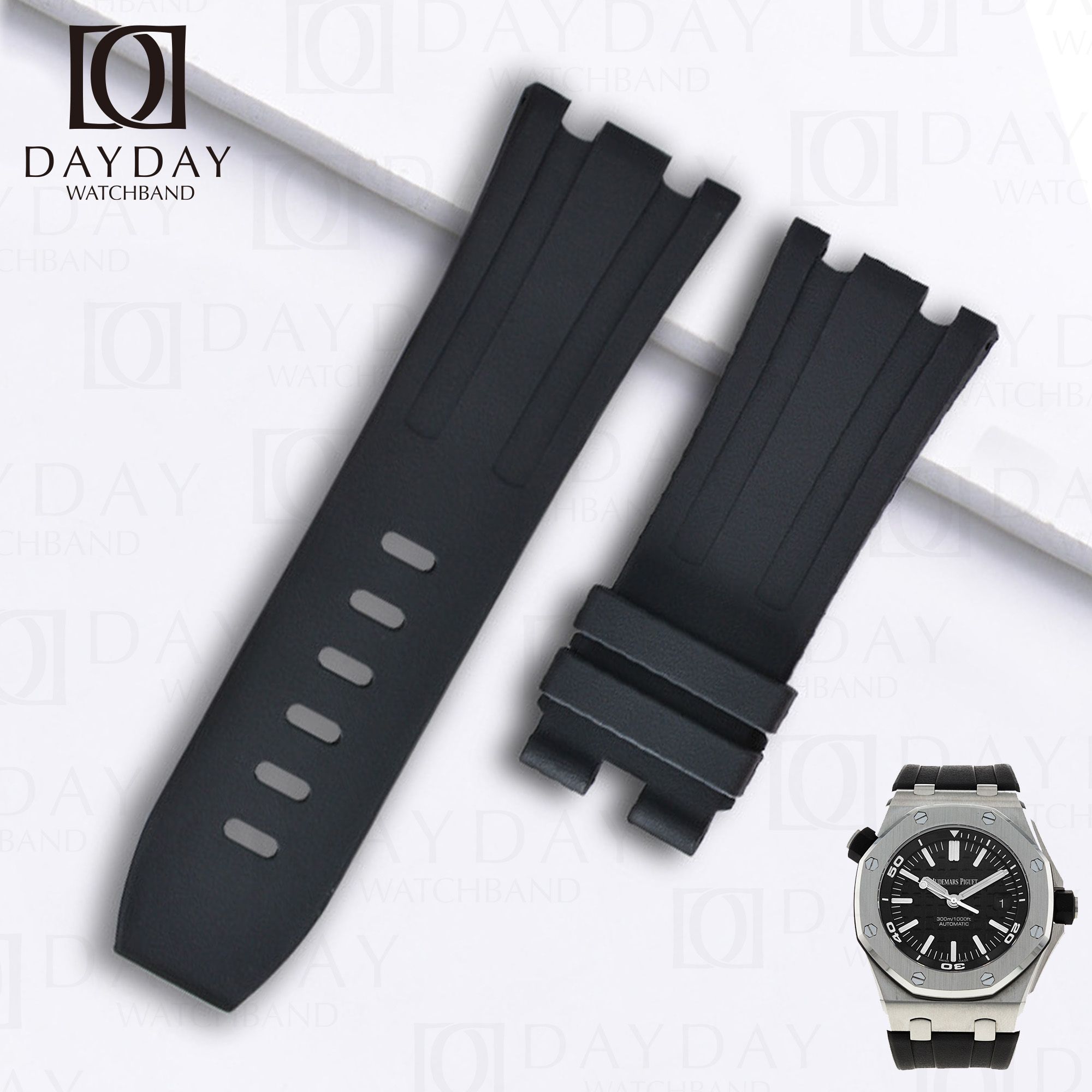 Shop Audemars Piguet Watch Straps: Genuine Leather & Silicone Bands for AP Watches