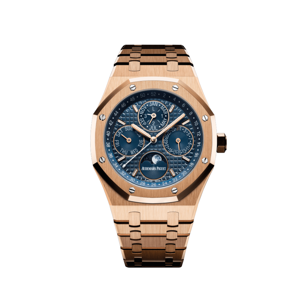 Buy Audemars Piguet Royal Oak Rose Gold Blue Dial - Exclusive Luxury Watch