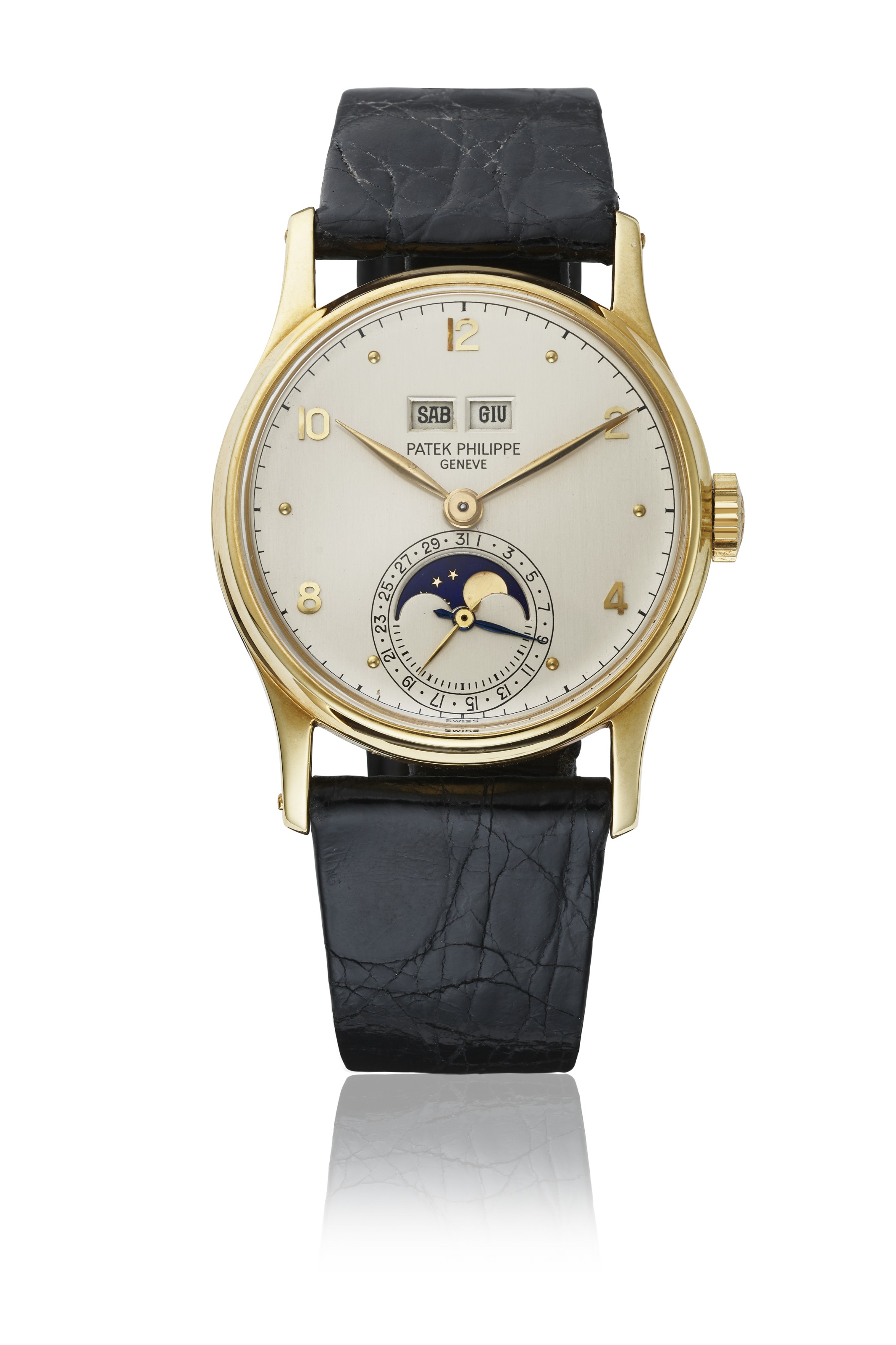 Patek Philippe Perpetual Calendar 1526: A Rare 18K Gold Moonphase Wristwatch